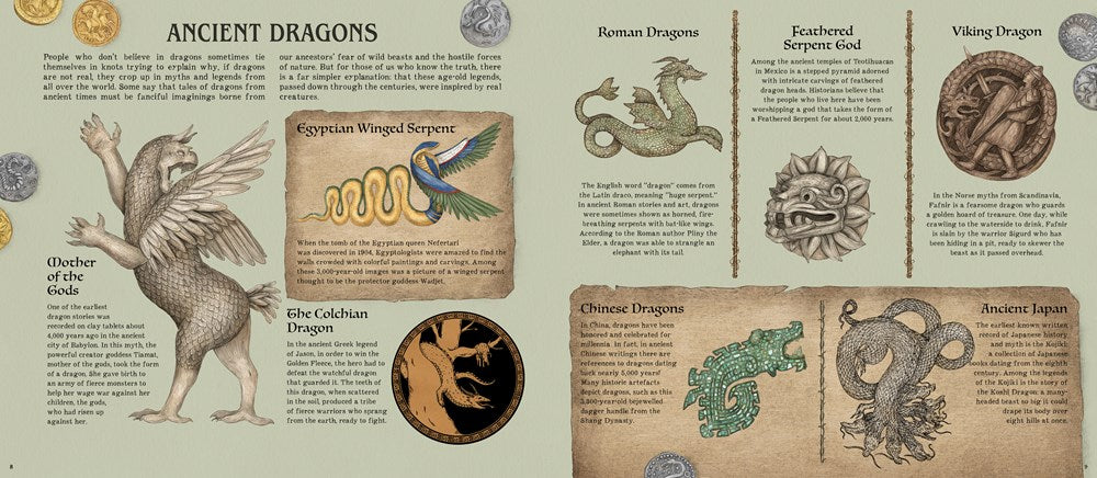 A Natural History of Dragons (Folklore Field Guides) by Hawkins and Ro