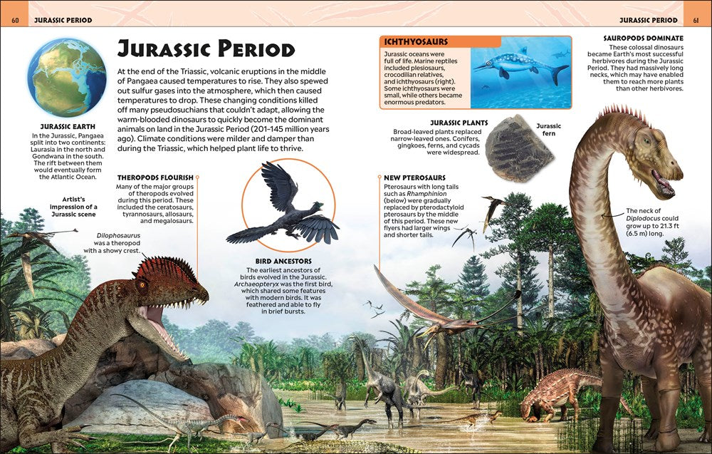 Extraordinary Dinosaurs and Other Prehistoric Life: Visual Encyclopedi