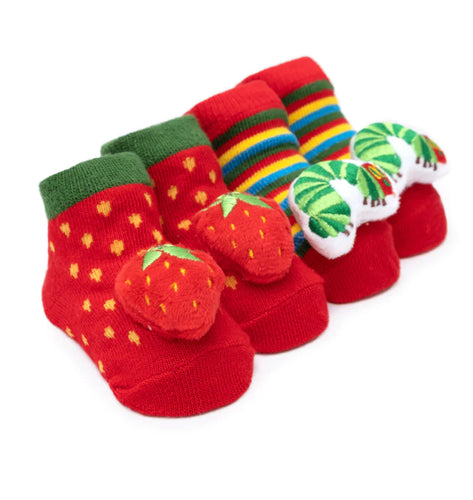 The Very Hungry Caterpillar Rattle Socks
