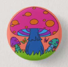 Groovy Mushroom Button