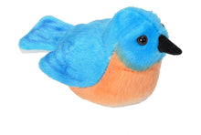 Eastern Bluebird Stuffed Animal With Sound 5.5"