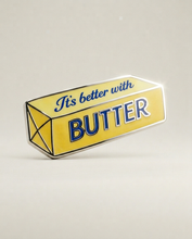 Butter Enamel Pin