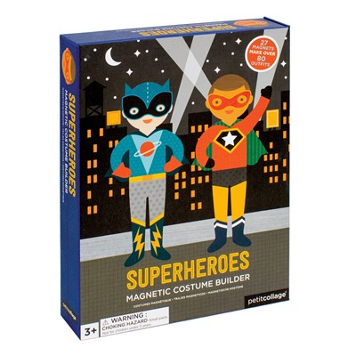 Superheroes Magnetic Costume Builder Activity