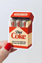Diet Coke Fridge Cigs Sticker - Matte Vinyl Sticker