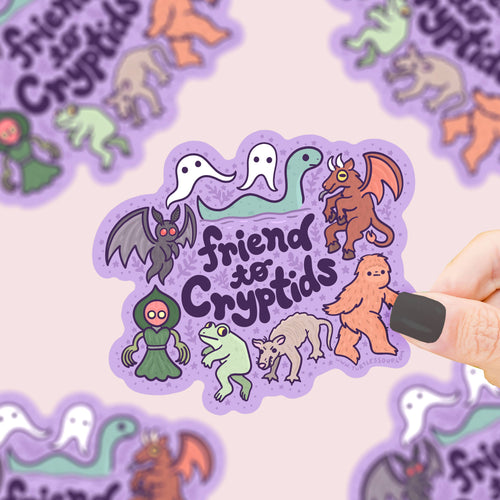 Friend to Cryptids Vinyl Sticker