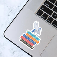 Percy Book Stack Sticker