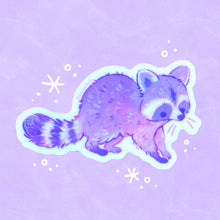 Raccoon Glow-in-the-Dark Sticker