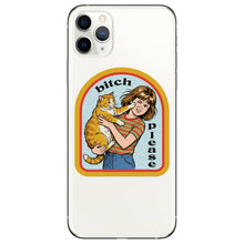 Bitch Please Kitty Cat Face Slap Vinyl Sticker