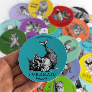 Pawzilla 3" Vinyl Sticker