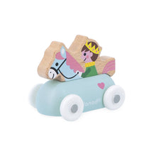 Wooden Prince & Horse Toy