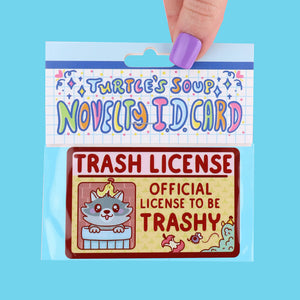 Trash License Raccoon Fake Drivers License