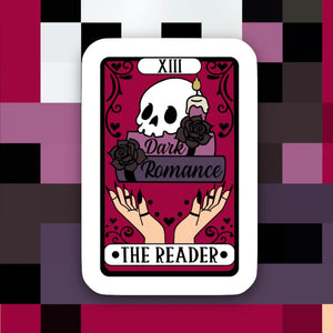 Dark Romance Reader Tarot Sticker