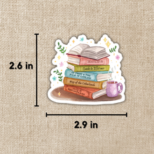 Dryadology Book Stack Sticker | Emily Wilde