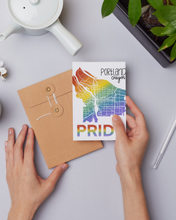 Portland LGBTQ+ Pride Art Print | Hand-Drawn Map: 5x7