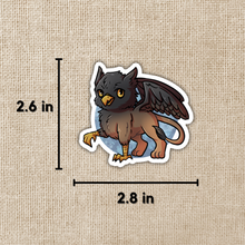 Ponder the Baby Griffon Sticker | Tomes & Tea
