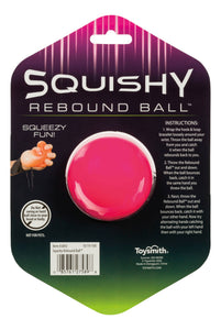 Squishy Rebound Ball With Wrist Strap - Assorted Colors