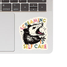 Screaming is Self Care Vinyl Sticker