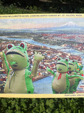 POSTCARD Portland Frogs