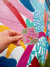 Let’s Run Towards Nostalgia Care Bear Vinyl Sticker