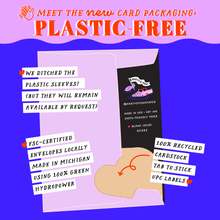 Possum Birthday Card: 🌏 Plastic-free Paper Tab