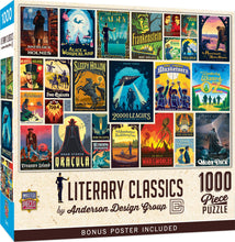Vintage Posters - Literary Classics 1000 Piece Jigsaw Puzzle