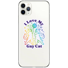I Love My Gay Cat Vinyl Sticker