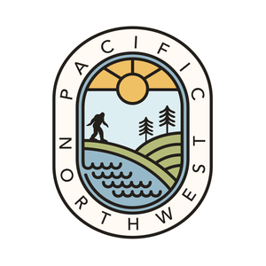 Bigfoot Scene Pacific Northwest - Vinyl Sticker