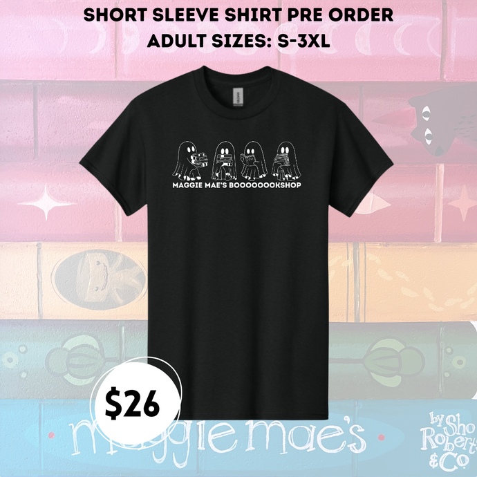 Maggie Mae’s Booooooookshop Ghost Apparel Pre Order