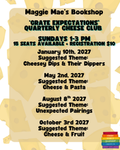 October 3rd 2027: Cheese & Fruit (Grate Expectations Cheese Club)