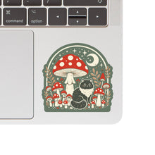 Moon Mushroom Kitty  Vinyl Sticker