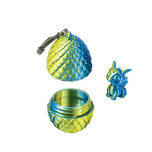 3d Printed Dragon Egg with Mini Dragon Keychain