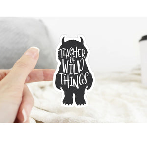 Teacher of Wild Things Sticker
