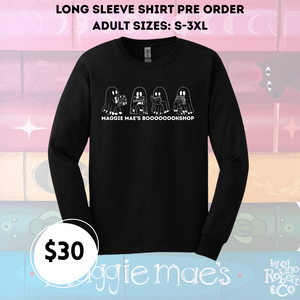 Maggie Mae’s Booooooookshop Ghost Apparel Pre Order