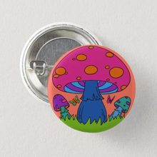 Groovy Mushroom Button