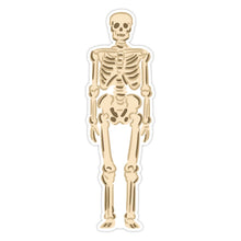 Skeleton Die Cut Bookmark