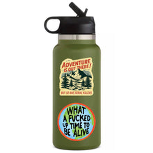 Adventure Is Out There! But So Are Serial Killers Vinyl Sticker
