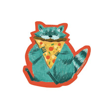 Pizza Raccoon Vinyl Sticker