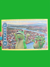 POSTCARD Portland Frogs