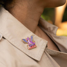 Dragon Fantasy Book Pin - Literary Gifts, Fantasy Gifts