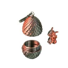 3d Printed Dragon Egg with Mini Dragon Keychain