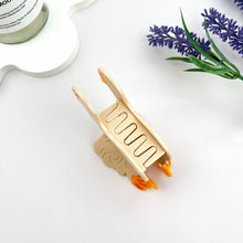 White Goose Acetate  Hair Claw Clip