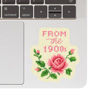 From the 1900s Cross-stitch Sticker