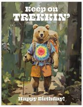 Keep on Trekking Birthday - Recycled Birthday Card for Hikers