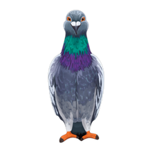 Pigeon Die-Cut Bookmark