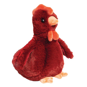 Mini Rhodie Soft Red Chicken Plush