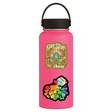 Gay The Pray Away Frog Circle Vinyl Sticker