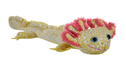 Huggers-Gold, Glow In The Dark Axolotl Stuffed Animal 8
