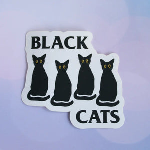 Black Cats Sticker