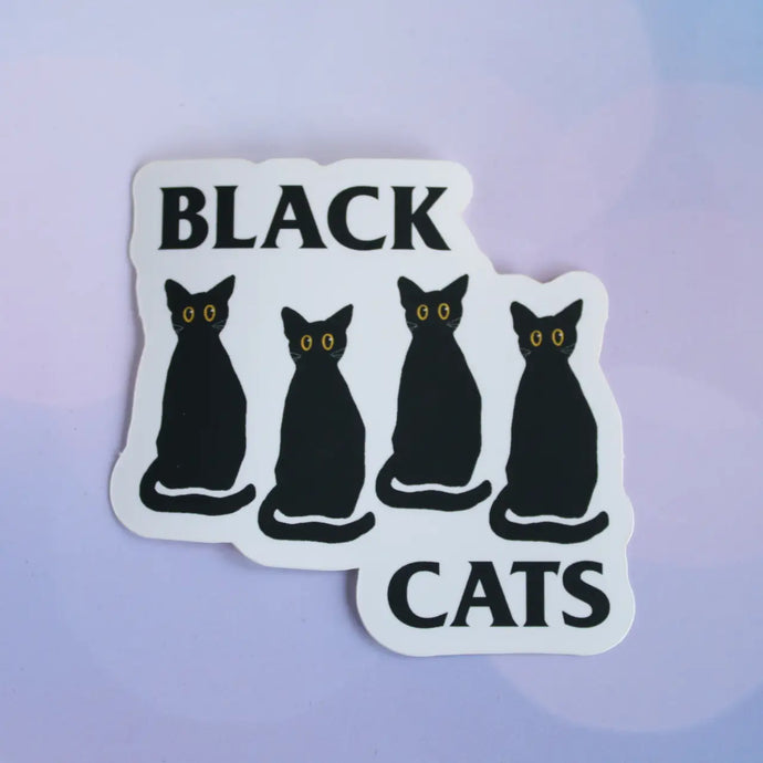 Black Cats Sticker