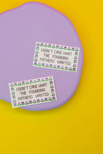 Founding Fathers Sticker: Small